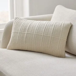 Chunky Woven Jersey Pillow Cover