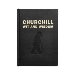 Churchill Wit & Wisdom Leather-Bound Book