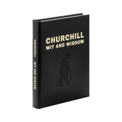 Churchill Wit & Wisdom Leather-Bound Book