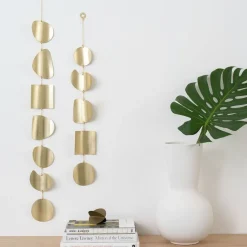 Circle & Line Mineral Wall Hanging