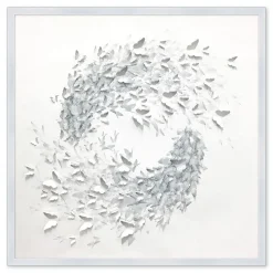 Circling Butterflies Framed Wall Art