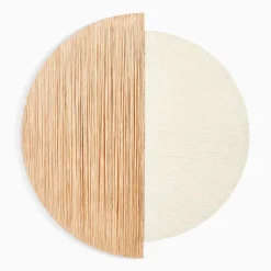 Circular Woven Wool Wall Art