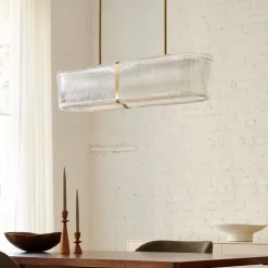 Citrine Glass Chandelier (36")