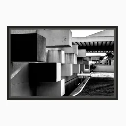 City Blocks Framed Wall Art
