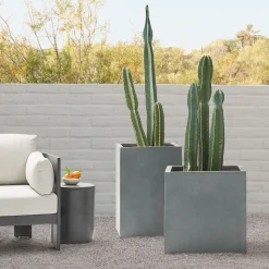 Cityscape Indoor/Outdoor Planters w/ Liners