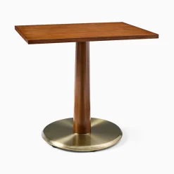 Claire Restaurant Dining Table - Wood - Rectangle