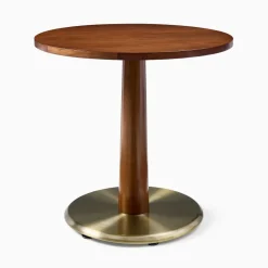 Claire Restaurant Dining Table - Wood - Round