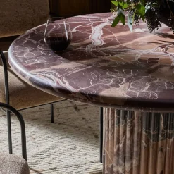 Claudelle Marble Bistro Dining Table (42")