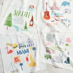 Claudia Pearson City Tea Towels
