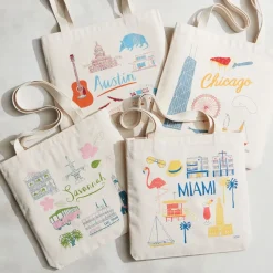 Claudia Pearson City Tote Bags