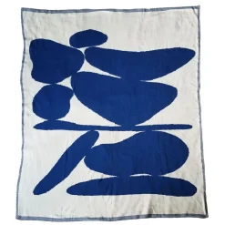 Claudia Pearson Ebb & Flow Cotton Blanket