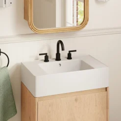 Closed Wood Washstand (24")