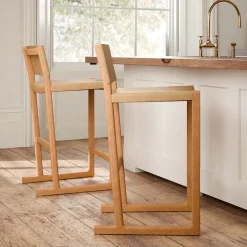 Clyde Leather Counter Stool