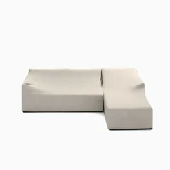 Coastal Outdoor 2-Piece Chaise Sectional Protective Cover