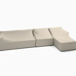 Coastal Outdoor 3-Piece Chaise Sectional Protective Cover