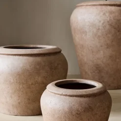 Colin King Washed Ficonstone Planters