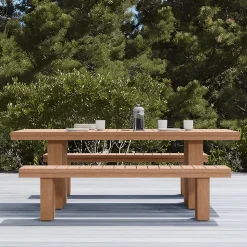Collings Outdoor Terrawood Dining Table (84")