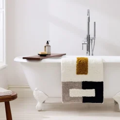 Colorblock Bath Mat