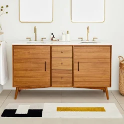 Colorblock Bath Mat Runner