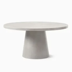 Concrete Pedestal Outdoor Dining Table Protective Cover