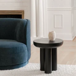 Contemporary Concrete Side Table (20")