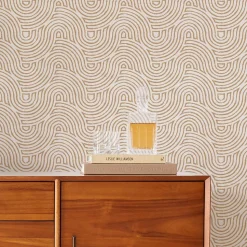 Continuous Swirls Wallpaper