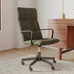 Cooper Mid-Century High-Back Swivel Office Chair