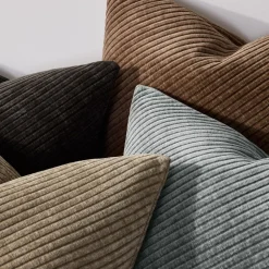 Corded Bias Velvet Pillow Cover