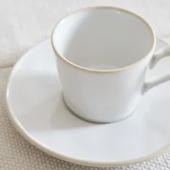 Costa Nova Beja Teacup & Saucers (Set of 4)