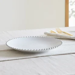 Costa Nova Pearl Stoneware Dinner Plates (Set of 4)