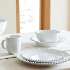 Costa Nova Pearl White Dinnerware Collection