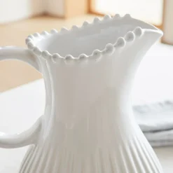 Costa Nova Pearl White Pitcher