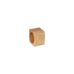 Costa Nova Square Wood Napkin Rings (Set of 4)