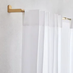 Cotton Canvas Curtain (Set of 2)