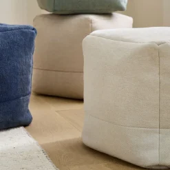 Cotton Canvas Pouf