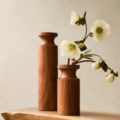 Coulter Wood Vases