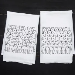 Counter Couture Cat Flour Sack Towels (Set of 2)