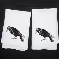 Counter Couture Crow Flour Sack Towels (Set of 2)