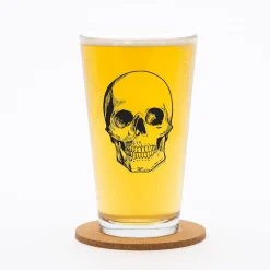 Counter Couture Skull Pint Glass