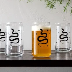 Counter Couture Snake Can Glass