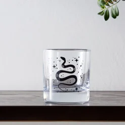 Counter Couture Snake Whiskey Glass