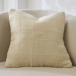Cozy Grid Pillow Cover