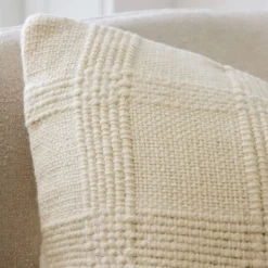 Cozy Grid Pillow Cover