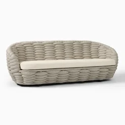 Cozy Upholstered Outdoor Sofa (89")