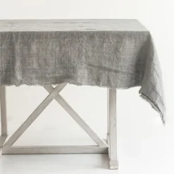 Creative Women Stone Washed Linen Tablecloth Collection