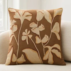 Crewel Garden Pillow Cover