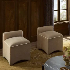 Crimson Accent Stool