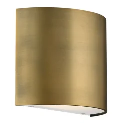 Curved Metal LED Sconce
