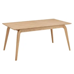 Curved Splayed Leg Extendable Dining Table (63" – 83")
