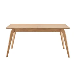 Curved Splayed Leg Extendable Dining Table (63" – 83")